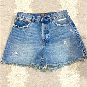 Abercrombie High-Rise Mom Shorts